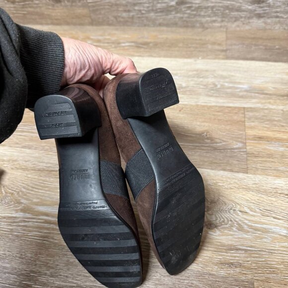 Munro American Women's Brown Suede Block Heel Size 6 - Picture 4 of 6